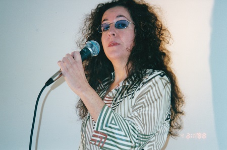 side on shot singing